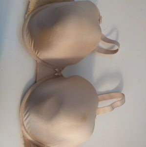Paramour T shirt Underwire bra Nude Convertible